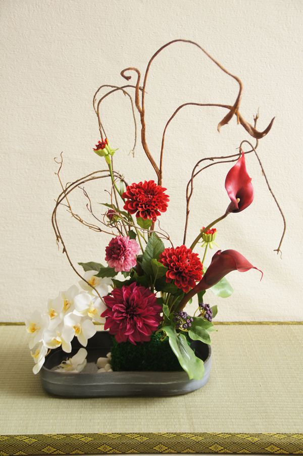 Akanbi　あーかんび　造花　アートフラワー　床の間に飾る